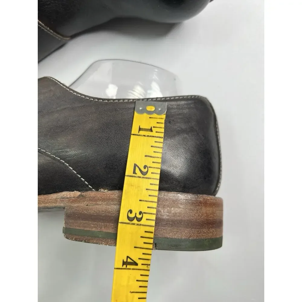 Bed Stu Panza Dark Brown Leather Double Monk Strap Casual Dress Size 11 2609